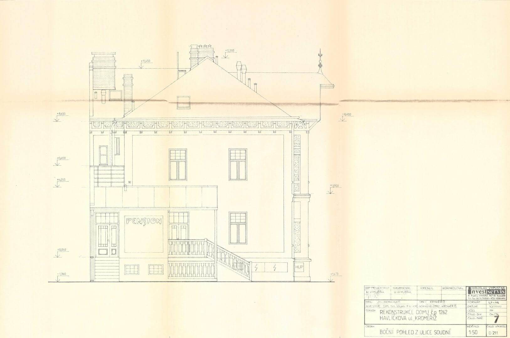 Secesní dům, Havlíčkova ul. č. 1262, Kroměříž